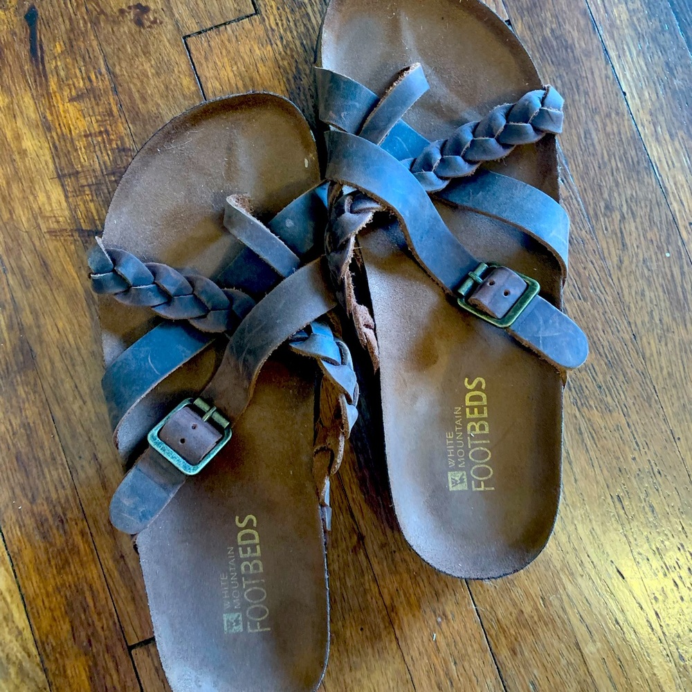 Knock off Birkenstocks with adorable detailed straps